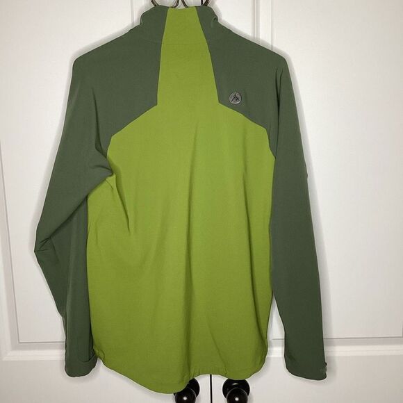 Mens Marmot Full zip Soft Shell jacket Medium‎ green - Picture 4 of 7